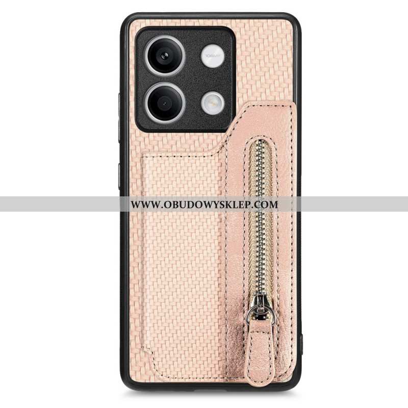 Etui Xiaomi Redmi Note 13 4g Portmonetka Z Włókna Węglowego