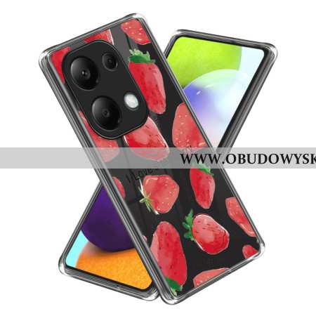 Etui Xiaomi Redmi Note 13 Pro 4g Truskawki Etui Ochronne