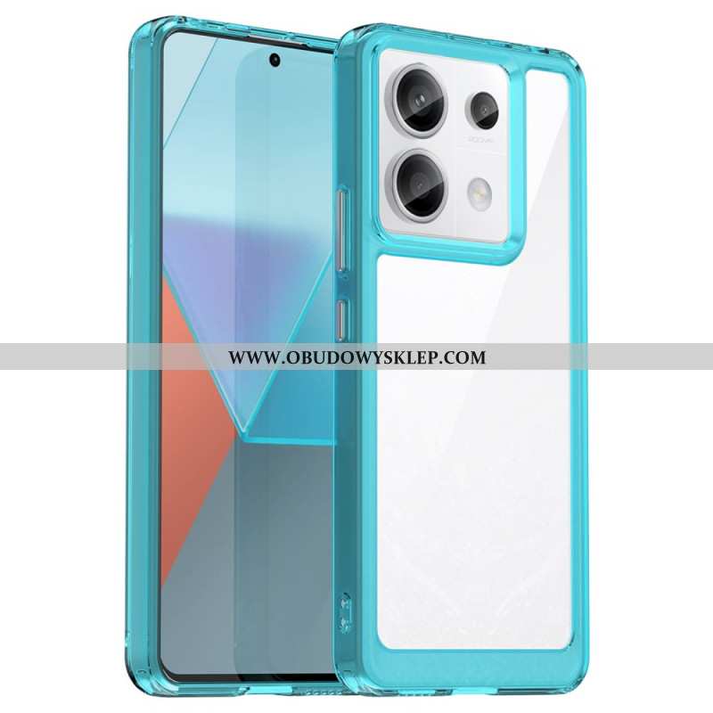 Etui Xiaomi Redmi Note 13 Pro 5g Hybrydowe Kolorowe Krawędzie Etui Ochronne