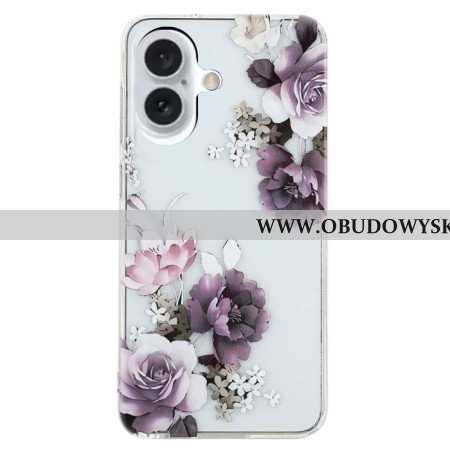 Etui iPhone 16 Plus Piwonie