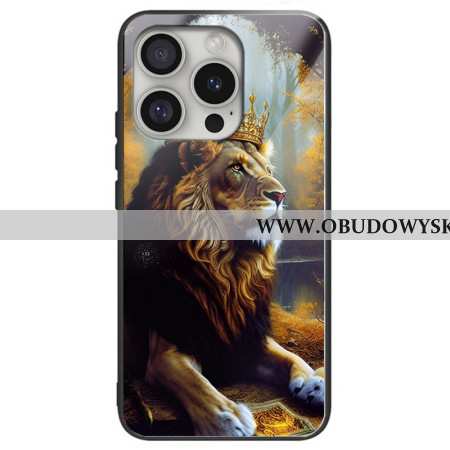 Etui iPhone 16 Pro Max Szkło Hartowane Król Lew Etui Ochronne