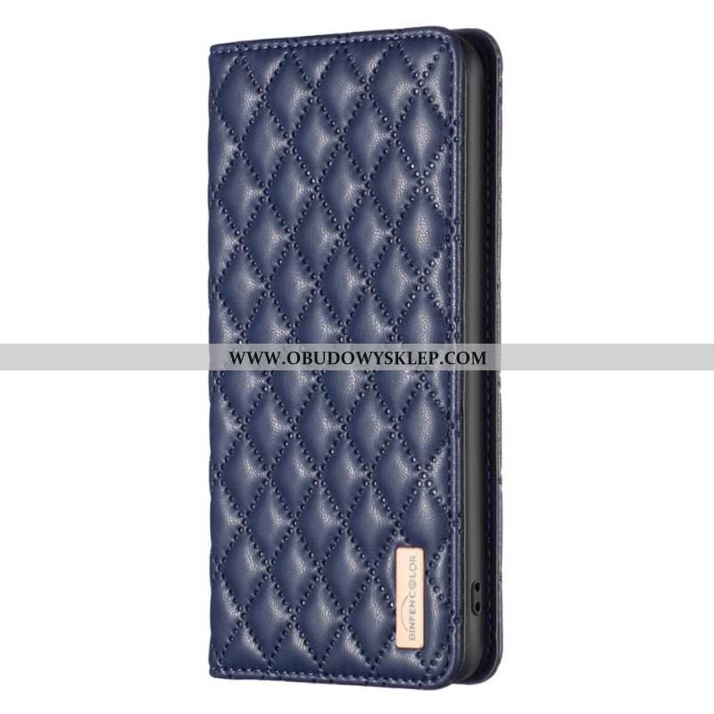 Flip Kotelot Samsung Galaxy A15 Etui Na Telefon Pikowana Binfen Kolor