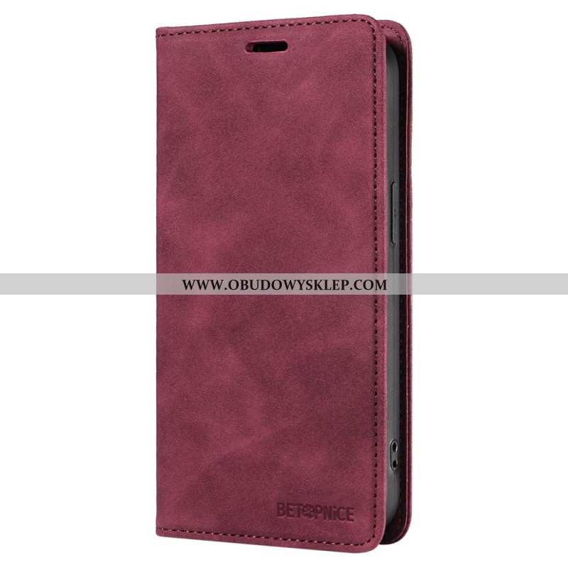 Flip Kotelot Samsung Galaxy S24 Fe Technologia Blokowania Rfid W Stylu Retro Betopnice Etui Ochronne