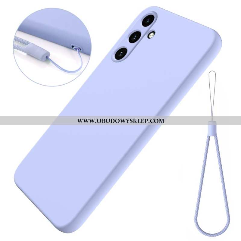 Futerały Samsung Galaxy A55 5g Etui Na Telefon Pasek Z Płynnego Silikonu