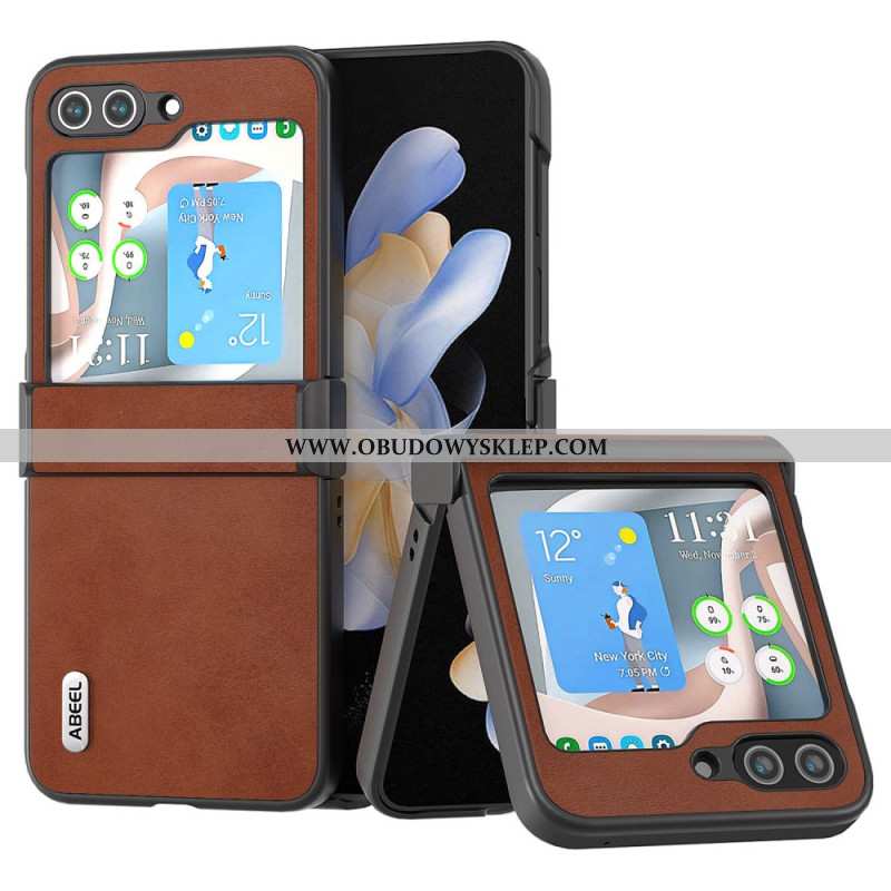 Futerały Samsung Galaxy Z Flip 6 Etui Na Telefon Skórzany Styl Vintage Abeel