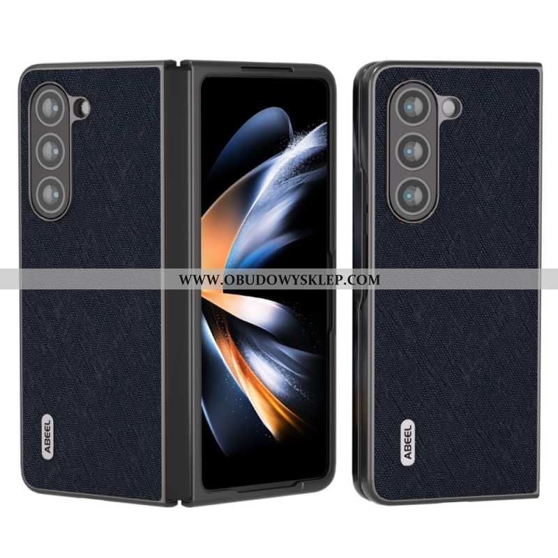 Futerały Samsung Galaxy Z Fold 5 Etui Na Telefon Prawdziwa Tkana Skóra Abeel