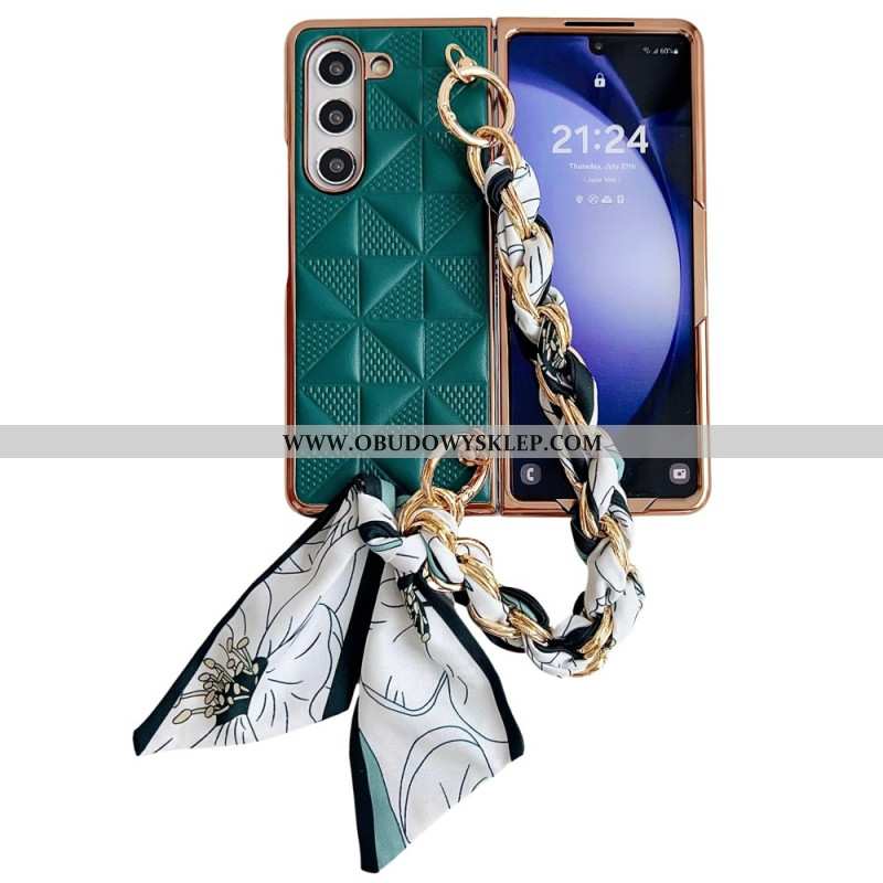 Futerały Samsung Galaxy Z Fold 6 Etui Na Telefon Łańcuszek Wstążkowy