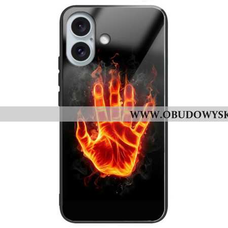 Futerały iPhone 16 Plus Etui Na Telefon Szkło Hartowane Typu Fire Palm